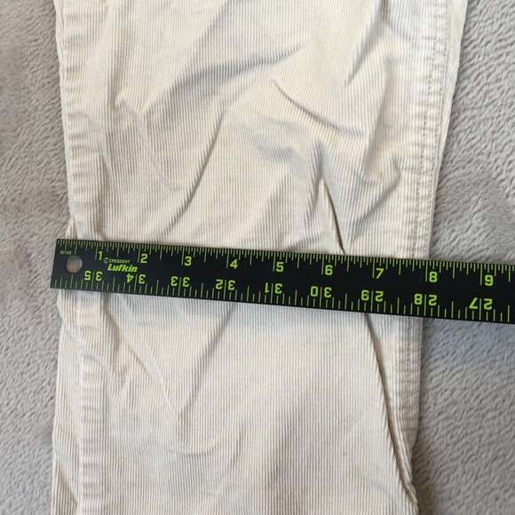 J.Crew Womens Pants Size 8S Bootcut Corduroy Classic Casual Ankle Y2K White - Picture 4 of 8